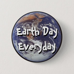 Badge Rond 5 Cm Pin quotidien de jour de la terre