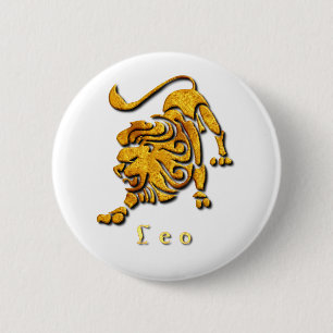 Badge Rond 5 Cm Pin rond de signe de Lion