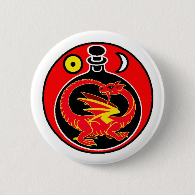 Badge Rond 5 Cm Pin-Sur l'insigne - alchimie (Devant)