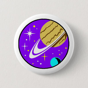 Badge Rond 5 Cm Pin-Sur l'insigne - cosmologie