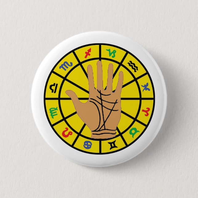 Badge Rond 5 Cm Pin-Sur l'insigne - divination (Devant)