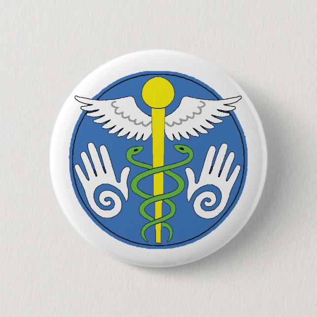 Badge Rond 5 Cm Pin-sur l'insigne - guérissant (Devant)