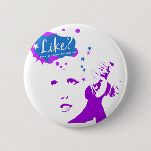 BADGE ROND 5 CM PIN UP