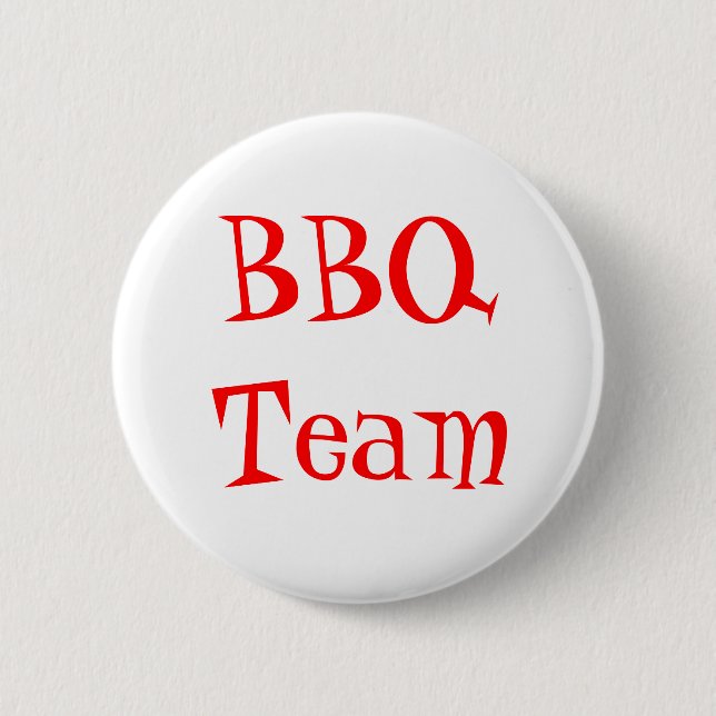 Badge Rond 5 Cm Pince d'équipe BBQ (Devant)