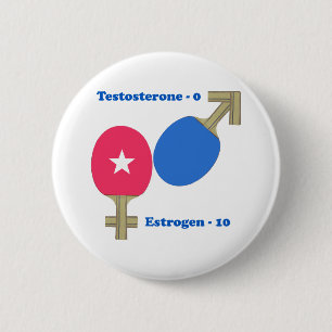 Badge Rond 5 Cm Ping-pong d'oestrogène