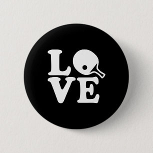 Badge Rond 5 Cm Ping pong ping-pong amour