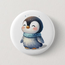 Pingouin cosy - Art numérique mignon