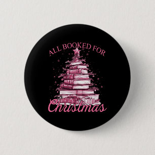 Badge Rond 5 Cm Pink All Réservé Pour Noël