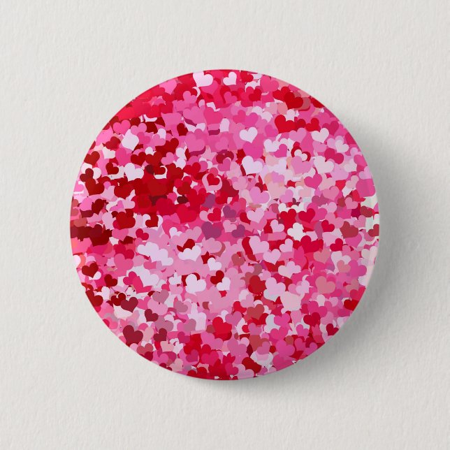 Badge Rond 5 Cm Pink Confeti (Devant)