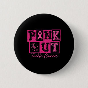 Badge Rond 5 Cm Pink Out Footall Tackle Cancer Cancer du sein Prix