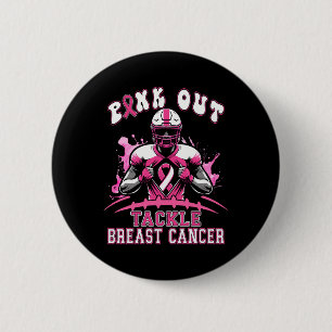 Badge Rond 5 Cm Pink Out Tacker Sensibilisation au cancer du sein