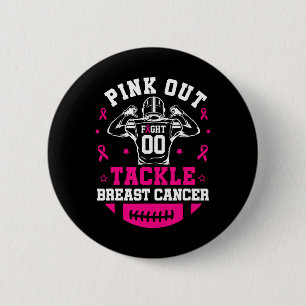Badge Rond 5 Cm Pink Out Tacker Sensibilisation au cancer du sein