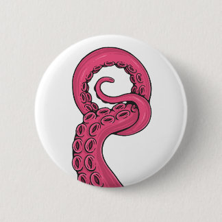 Badge Rond 5 Cm Pink Tentacle