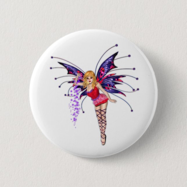 Badge Rond 5 Cm Pinkie Fae (Devant)