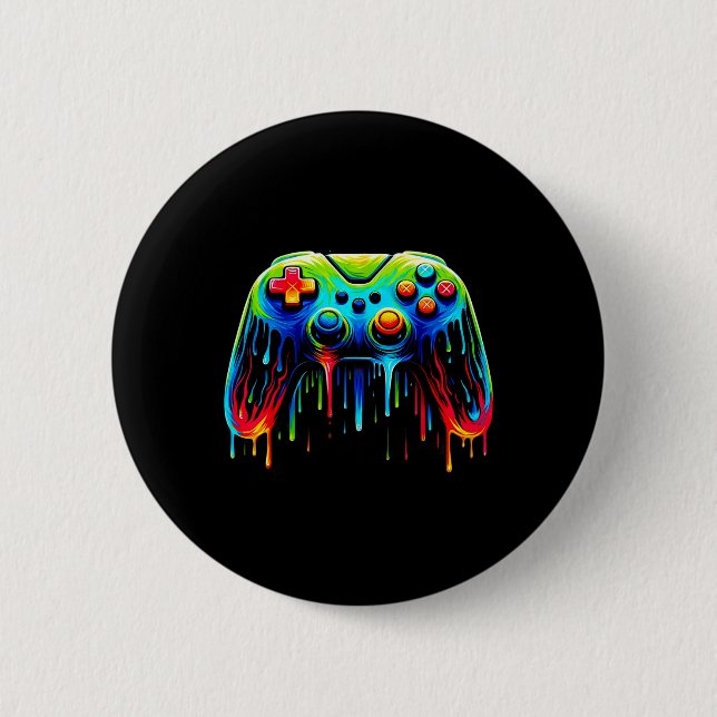 Badge Rond 5 Cm Pion Pour Joueur De Jeux Graphisme Design 3 (Devant)