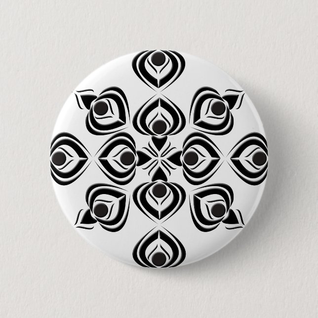 Badge Rond 5 Cm Pique (Devant)