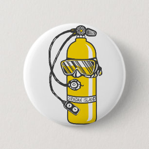 Badge Rond 5 Cm Piqué de piqué de piqué