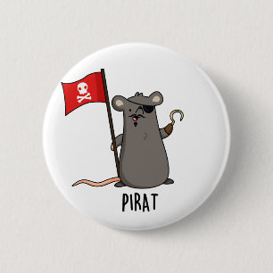 Badge Rond 5 Cm Pirat Funny Pirate Pirate