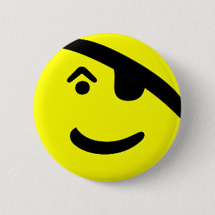 Badge Rond 5 Cm Pirate