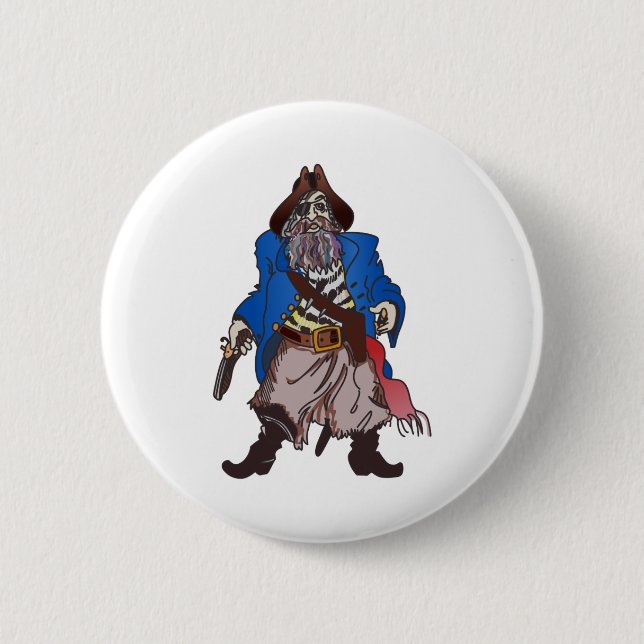 BADGE ROND 5 CM PIRATE (Devant)