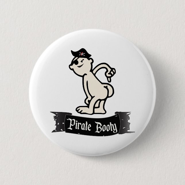 Badge Rond 5 Cm Pirate (Devant)