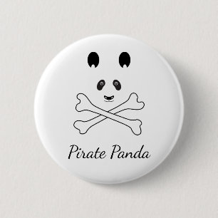 Badge Rond 5 Cm Pirate de Panda