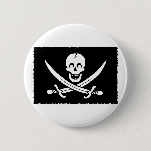 Badge Rond 5 Cm PirateLife, bouton (Devant)