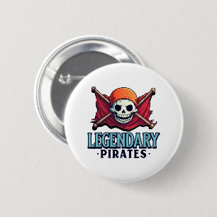 Badge Rond 5 Cm Pirates légendaires