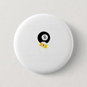 Badge Rond 5 Cm Piscine Amusante 9 Balle Ou 8 Ball Rackem Up Billa