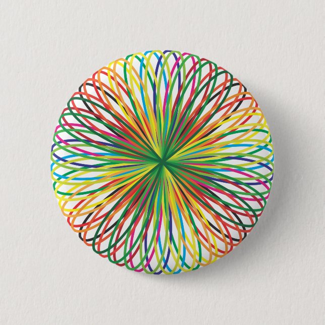 Badge Rond 5 Cm Pissenlit Fou (Devant)