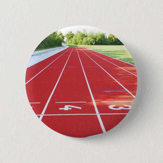 Badge Rond 5 Cm Piste Et Champ En Cours (Devant)