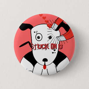 Badge Rond 5 Cm Pit Bull Lover Petey Lover Bull Terrier Love