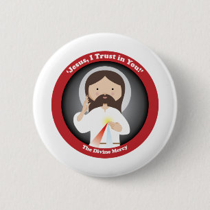 Badge Rond 5 Cm Pitié divine de Jésus