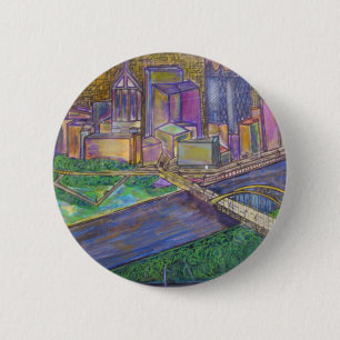 Badge Rond 5 Cm Pittsburgh