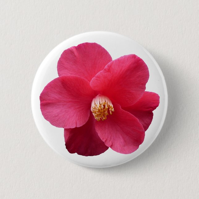 Badge Rond 5 Cm Pivoine d'arbre (Devant)
