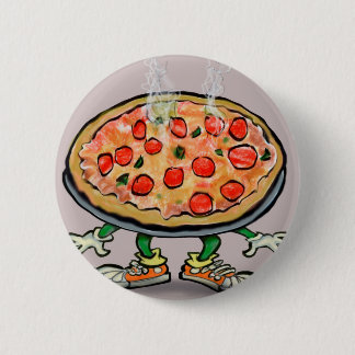 Badge Rond 5 Cm Pizza
