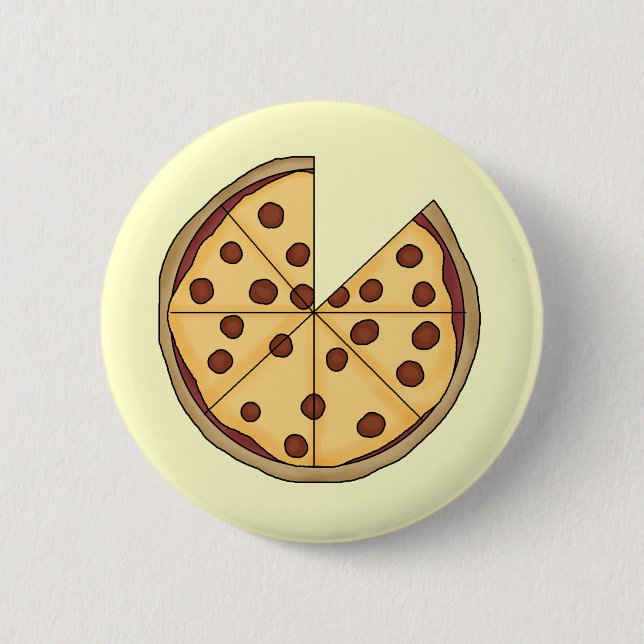 Badge Rond 5 Cm Pizza de pizza de pizza (Devant)