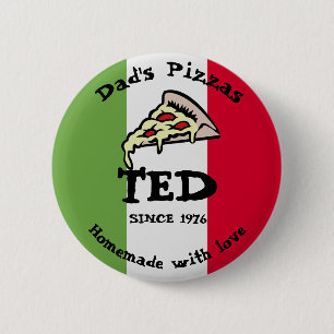 Badge Rond 5 Cm Pizzas de papa