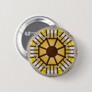 Badge Rond 5 Cm Plafond décoré à la gare de Tokyo