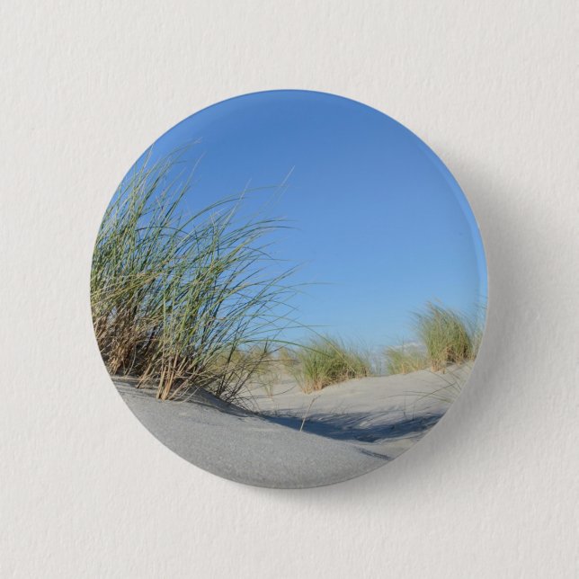 Badge Rond 5 Cm Plage (Devant)