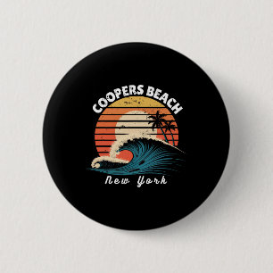 Badge Rond 5 Cm Plage de Coopers New York Femmes Hommes Surfboardi