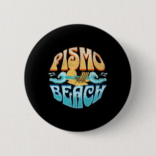 Badge Rond 5 Cm Plage de Pismo _4