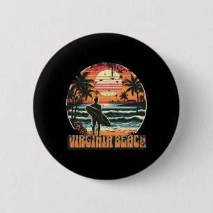 Badge Rond 5 Cm Plage de Virginie _4