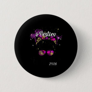 Badge Rond 5 Cm Plages alcool meilleures copines voyage filles 202