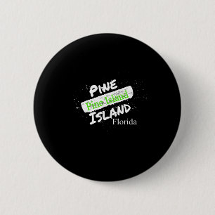 Badge Rond 5 Cm Plages De Pine Island Fl Florida Vacances Souvenir