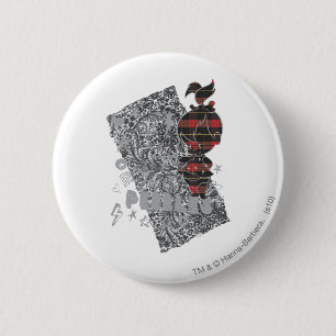 Badge Rond 5 Cm Plaid de punk de PEBBLES™
