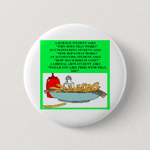 Badge Rond 5 Cm plaisanterie d'aliments de préparation rapide de