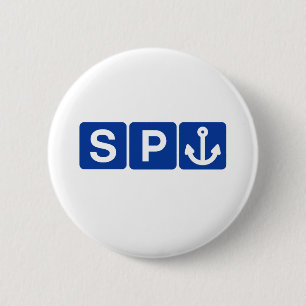 Badge Rond 5 Cm Plaisanterie de symbole de Spanker