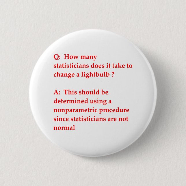 Badge Rond 5 Cm plaisanterie drôle de maths (Devant)