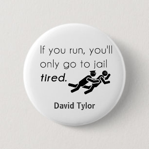 Badge Rond 5 Cm Plaisanteries de flics